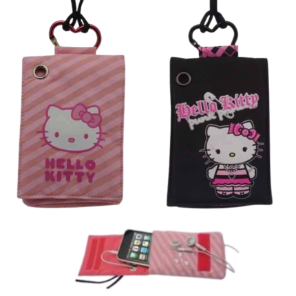 custodia laccio e zip hello kitty