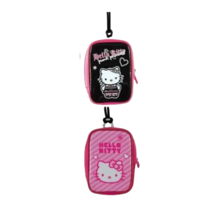 custodia con zip e laccio hello kitty