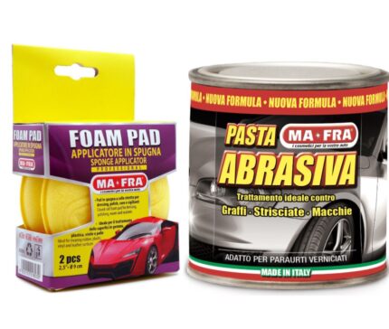 kit pasta abrasiva + foam pad mafra